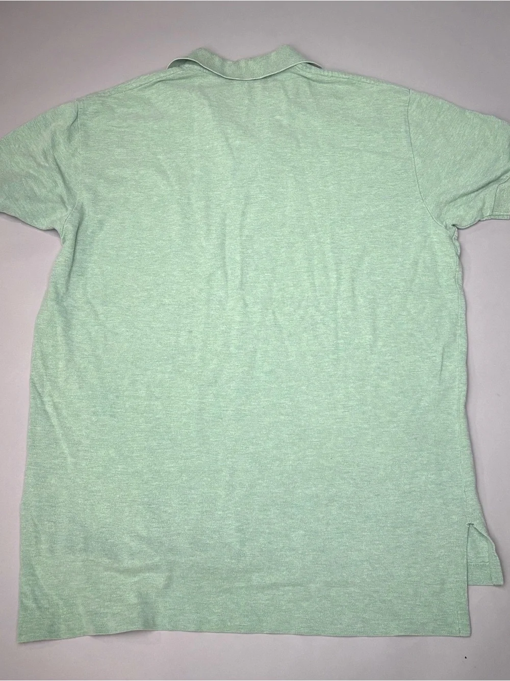 Ralph Lauren Mint Green Polo with Orange Pony Logo